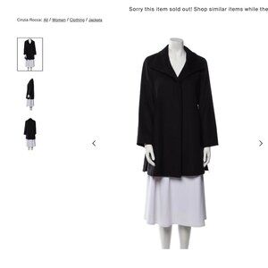 Cinzia Rocca Virgin wool coat